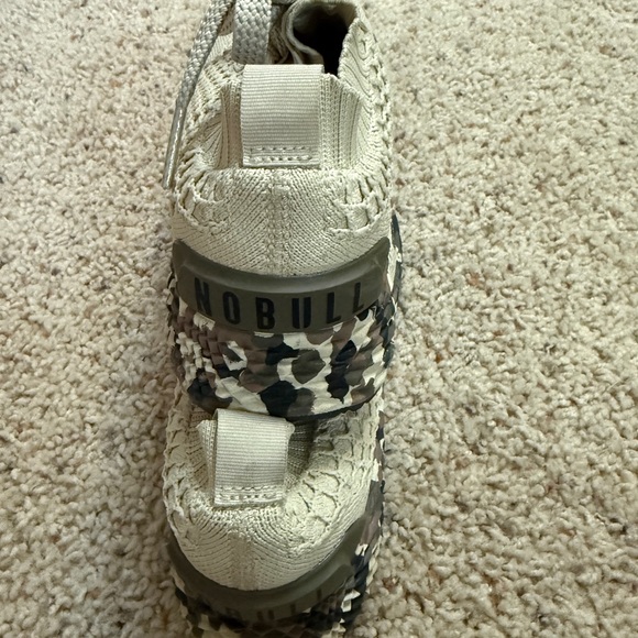 NOBULL Textured Knit Sneakers in Light Tan - Picture 3 of 4